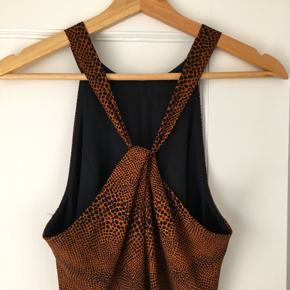 Geary Roark Kamisato snake print dress